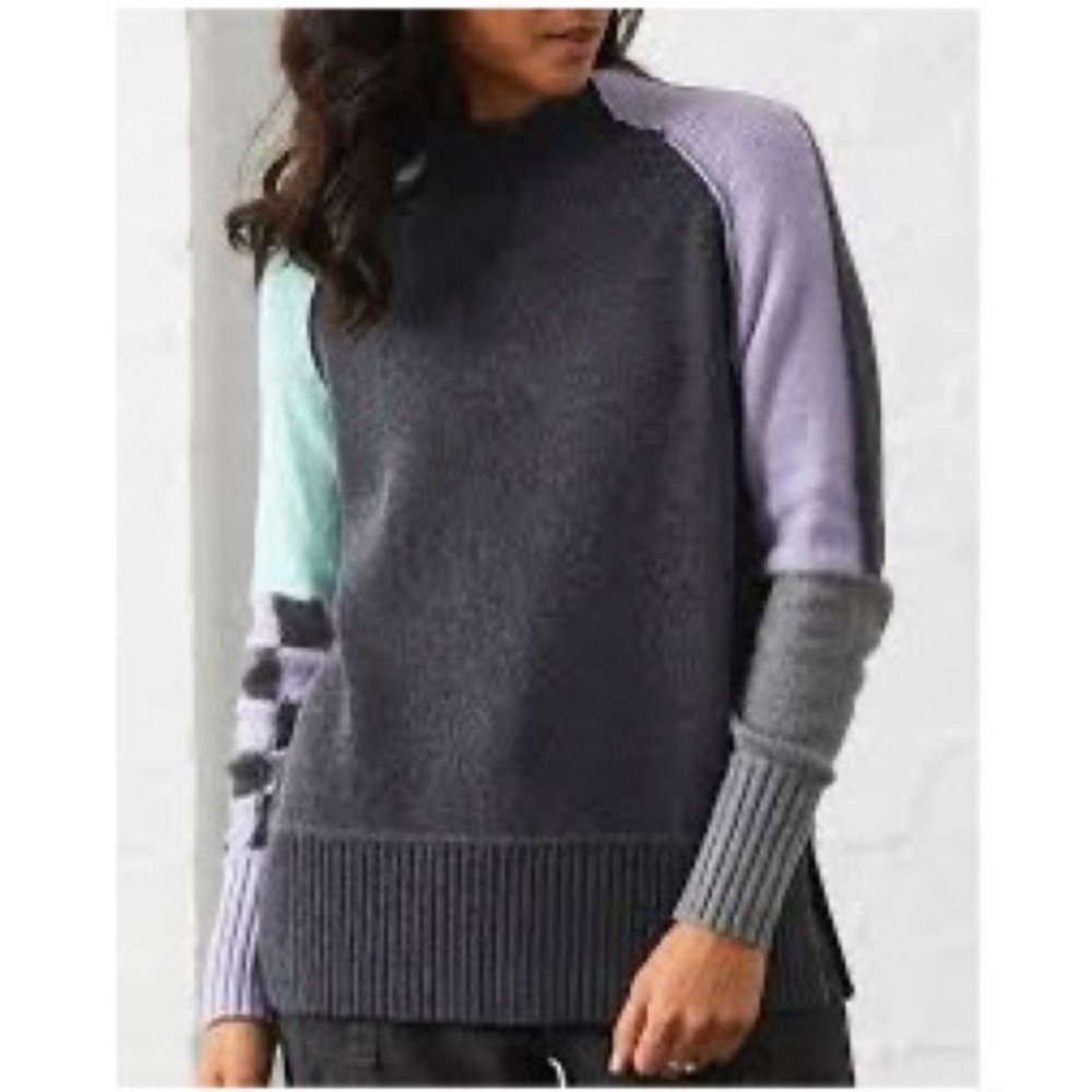 Zaket & Plover Color Block Check Sweater - image 1